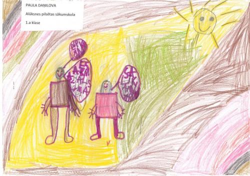 Alūksnes pilsētas sākumskola 1 a. (skolotāja Maija) Paula