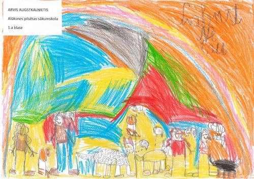 Alūksnes pilsētas sākumskola 1 a. (skolotāja Maija) Arvis