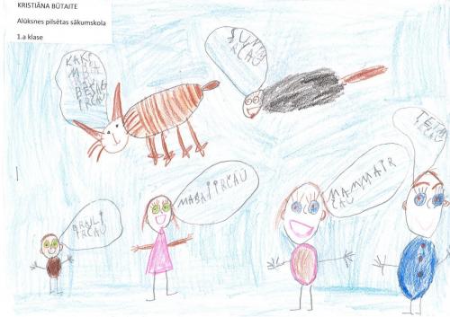 Alūksnes pilsētas sākumskola 1 a. (skolotāja Maija) Kristiāna
