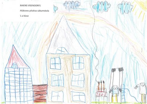 Alūksnes pilsētas sākumskola 1 a. (skolotāja Maija) Raiens