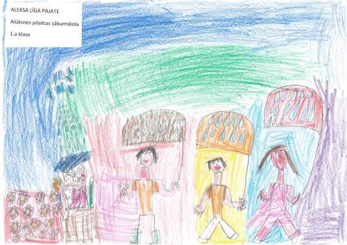 Alūksnes pilsētas sākumskola 1 a. (skolotāja Maija) Aleksa-Līga