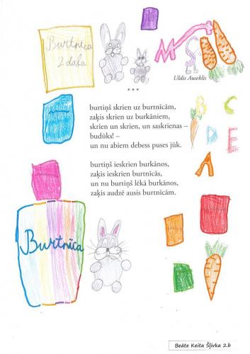 Alūksnes pilsētas sākumskola 2 b. (skolotāja Solvita) Beāte-Keita-Šļivka