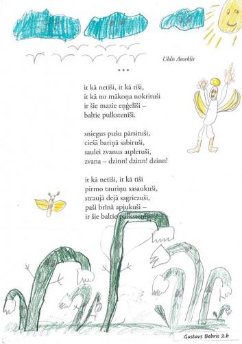 Alūksnes pilsētas sākumskola 2 b. (skolotāja Solvita) Gustavs-Bebris