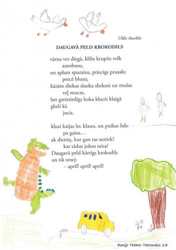 Alūksnes pilsētas sākumskola 2 b. (skolotāja Solvita) Ronijs-Teters-Teterovskis