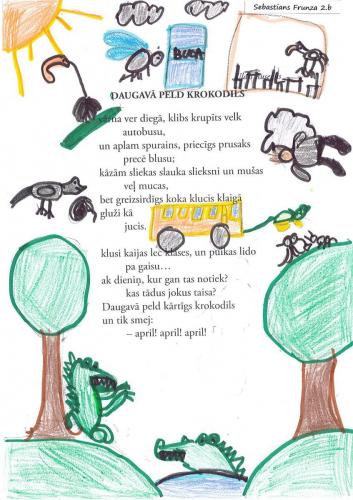 Alūksnes pilsētas sākumskola 2 b. (skolotāja Solvita) Sebastins-Frunza