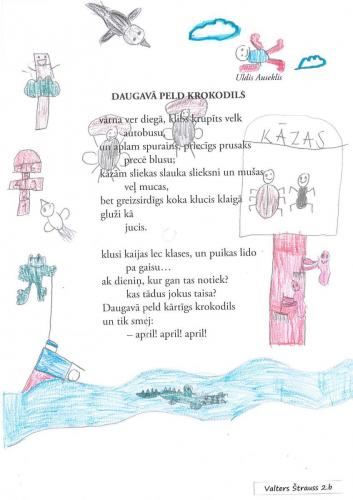 Alūksnes pilsētas sākumskola 2 b. (skolotāja Solvita) Valters-Štrauss