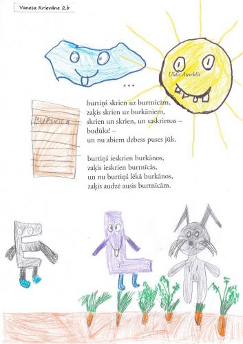 Alūksnes pilsētas sākumskola 2 b. (skolotāja Solvita) Vanesa-Krievāne