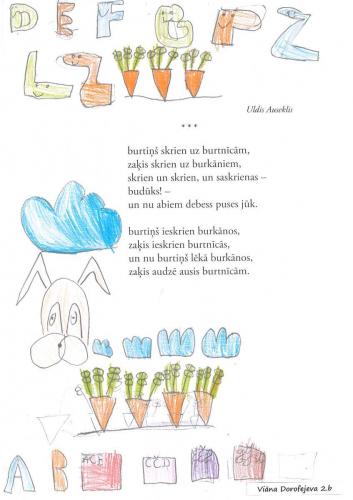 Alūksnes pilsētas sākumskola 2 b. (skolotāja Solvita) Viāna-Dorofejeva